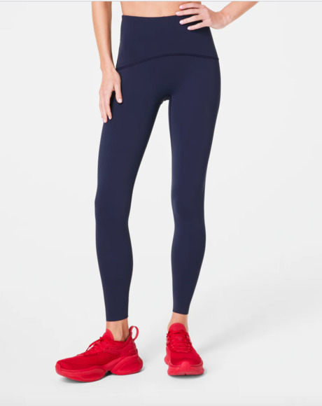 SPANX Booty Boost Full-Length Leggings Timeless Navy (L) - Picture 2 of 7